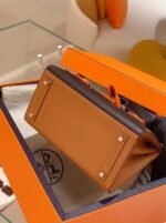 Herm&egrave;s Advanced customization Birkin 20 crocodile skin brown customization - Image 4
