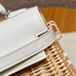 Herm&egrave;s Kelly 20-25 Picnic white Custom-made - Image 7