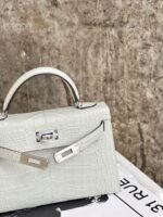 Hermes Kelly2 Mini 19 crocodile skin - Image 5