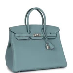 Hermes Birkin 35 Ciel Togo Palladium Hardware - Image 2