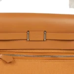 Hermes Herbag Zip 20 Mini Naturel Sable Toile Militaire Canvas and Vache Hunter Palladium Hardware - Image 9