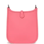 Hermes Evelyne TPM Rose Azalee Clemence Palladium Hardware - Image 4