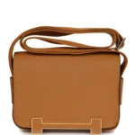 Hermes Geta Caramel Chevre Mysore Gold Hardware - Image 4