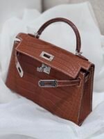 Herm&egrave;s Minikelly II Saddle Alligator - Image 5