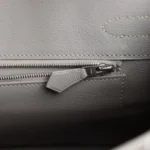 Hermes Birkin 30 Himalaya Niloticus Crocodile Palladium Hardware - Image 8