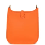 Hermes Evelyne TPM Orange Minium Clemence Gold Hardware - Image 4