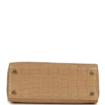 Hermes Kelly Retourne 25 Chai Matte Alligator Gold Hardware - Image 6