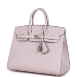 Hermes Birkin Sellier 25 Mauve Pale Epsom Palladium Hardware - Image 5