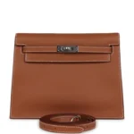Hermes Kelly Danse Gold Evercolor Verso Palladium Hardware