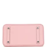 Hermes Birkin 25 Rose Sakura Swift Palladium Hardware - Image 6