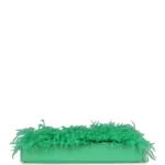 Hermes Kelly Elan Foile Vert Comics Chevre and Ostrich Feather Palladium Hardware - Image 6