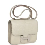 Hermes Constance 18 Beton Matte Alligator Palladium Hardware - Image 2