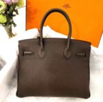 Herm&egrave;s Birkin 25-30 dark brown TOGO custom - Image 2