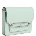 Hermes Roulis Slim Wallet Vert Fizz Chevre Palladium Hardware - Image 2