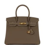 Hermes Birkin 30 Etoupe Togo Gold Hardware