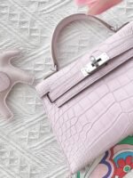 Hermes Kelly Mini 19 crocodile skin - Image 2