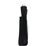 Hermes Evelyne III PM Black Clemence and Ecru Toile Gold Hardware - Image 3