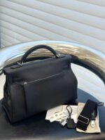Herm&egrave;s Kelly maxi 42 Black TOGO Custom - Image 4