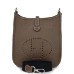 Hermes Evelyne TPM Etoupe Clemence Palladium Hardware