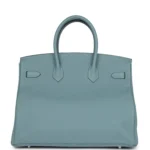 Hermes Birkin 35 Ciel Togo Palladium Hardware - Image 4