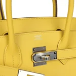 Hermes Birkin 30 Jaune de Naples Epsom Palladium Hardware - Image 7