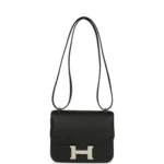 Hermes Constance 18 Black Epsom Palladium Hardware - Image 7