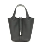 Hermes Picotin Lock 18 Eclat Ardoise Clemence and Gris Pantin Swift Palladium Hardware