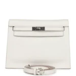 Hermes Kelly Danse Gris Pale Swift Palladium Hardware