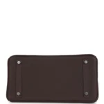 Hermes Birkin 30 Chocolat Togo Palladium Hardware - Image 6