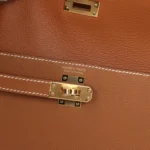 Hermes Kelly Sellier en Desordre 20 Gold Epsom Gold Hardware - Image 10