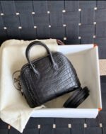 Bolide Mini 18CM Matte crocodile leather Black - Image 2