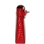 Hermes Kelly Elan Braise Shiny Porosus Crocodile Gold Hardware - Image 3