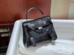 Herm&egrave;s Kellly doll bag  crocodile leather custom - Image 2