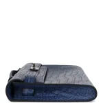 Hermes Kelly Cut Bleu De Malte Matte Porosus Crocodile Palladium Hardware - Image 3
