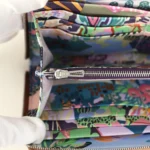 Hermes Silk'In Classique Long Wallet Gold Epsom Palladium Hardware - Image 8