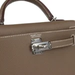 Hermes Kelly Sellier 20 Etoupe Epsom Palladium Hardware - Image 7