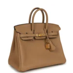 Hermes Birkin 25 Chai Togo Gold Hardware - Image 2