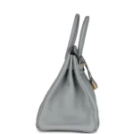 Hermes Birkin 35 Bleu Glacier Togo Gold Hardware - Image 3
