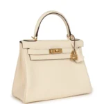 Hermes Kelly Retourne 28 Nata Clemence Gold Hardware - Image 2