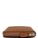 Hermes Silk'In Classique Long Wallet Gold Epsom Palladium Hardware - Image 3