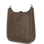 Hermes Evelyne TPM Etoupe Clemence Gold Hardware - Image 3
