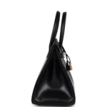 Hermes Birkin 30 Black Box Gold Hardware - Image 3