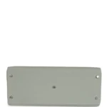 Hermes Kelly 42 Maxi Bleu Glacier Togo Palladium Hardware - Image 7