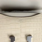 Hermes Constance 18 Beton Matte Alligator Palladium Hardware - Image 8