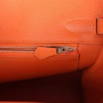 Hermes Birkin 30 Orange Togo Palladium Hardware - Image 9