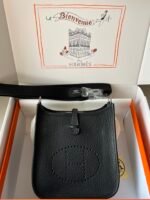 Hermes Evelyn 𝖬𝗂𝗇𝗂 17 Palladium Hardware -Top master