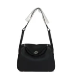 Hermes Lindy 26 Black Clemence Palladium Hardware - Image 7