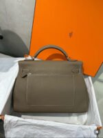 Herm&egrave;s Kelly maxi 42 Elephant Grey TOGO Custom - Image 3