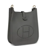 Hermes Evelyne TPM Gris Meyer Clemence Gold Hardware - Image 2