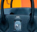Hermes Birkin HAC 40 Black Togo Palladium Hardware - Image 9